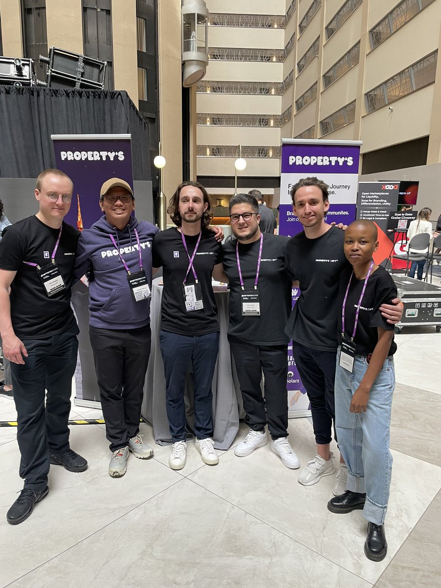 jofndbuilds's tweet image. Come by our @propertys_nft booth at @NFT_NYC, meet the team! 🤗

Marriott Marquis Level 9
Space 14, code M19C14