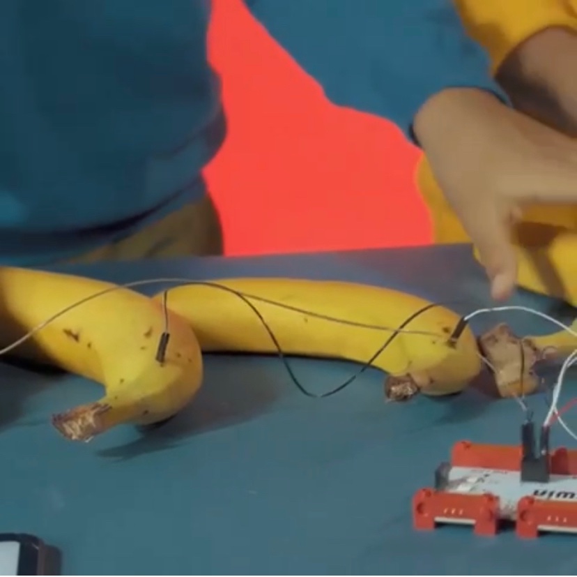 twin_science's tweet photo. 🎶Happy World Music Day! 

🚀Let’s celebrate this day with the Twin Coding Kit by making a piano out of bananas! Get ready for a fantastic demonstration of how the arts and sciences are inseparable. 

#stem #stemeducation #worldmusicday #dünyamüzikgünü #twinapp #twinscience https://t.co/WZ99lf7W3P