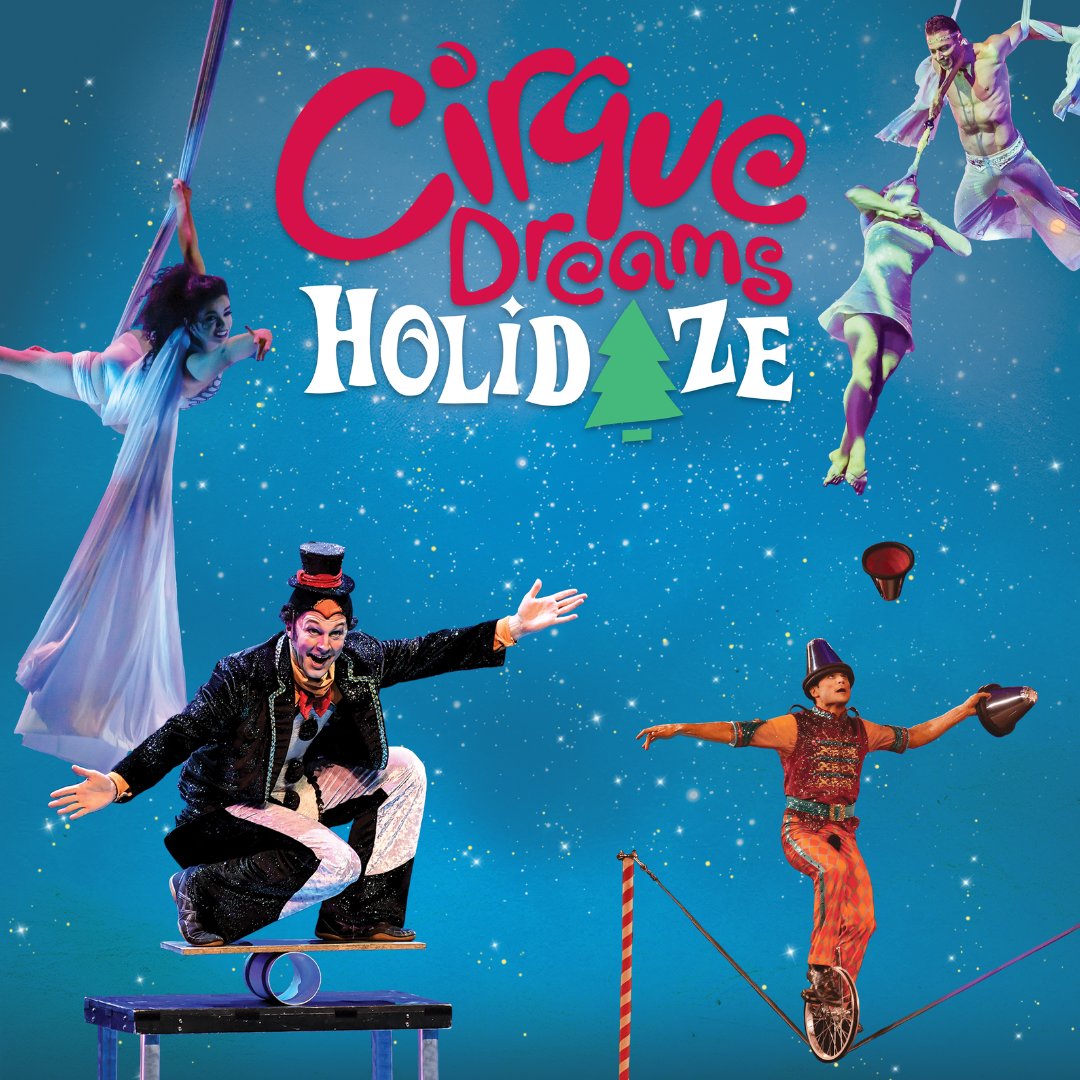 🎄 PRE-SALE TICKETS NOW AVAILABLE 🎄

Pre-sale tickets for Cirque Dreams Holidaze starts NOW and runs through MIDNIGHT on Thursday, June 23rd!!

🎟: ticketmaster.com/event/1B005CCF…

✨USE CODE: XMAS

#thekcac #presale #cirquedreamsholidaze