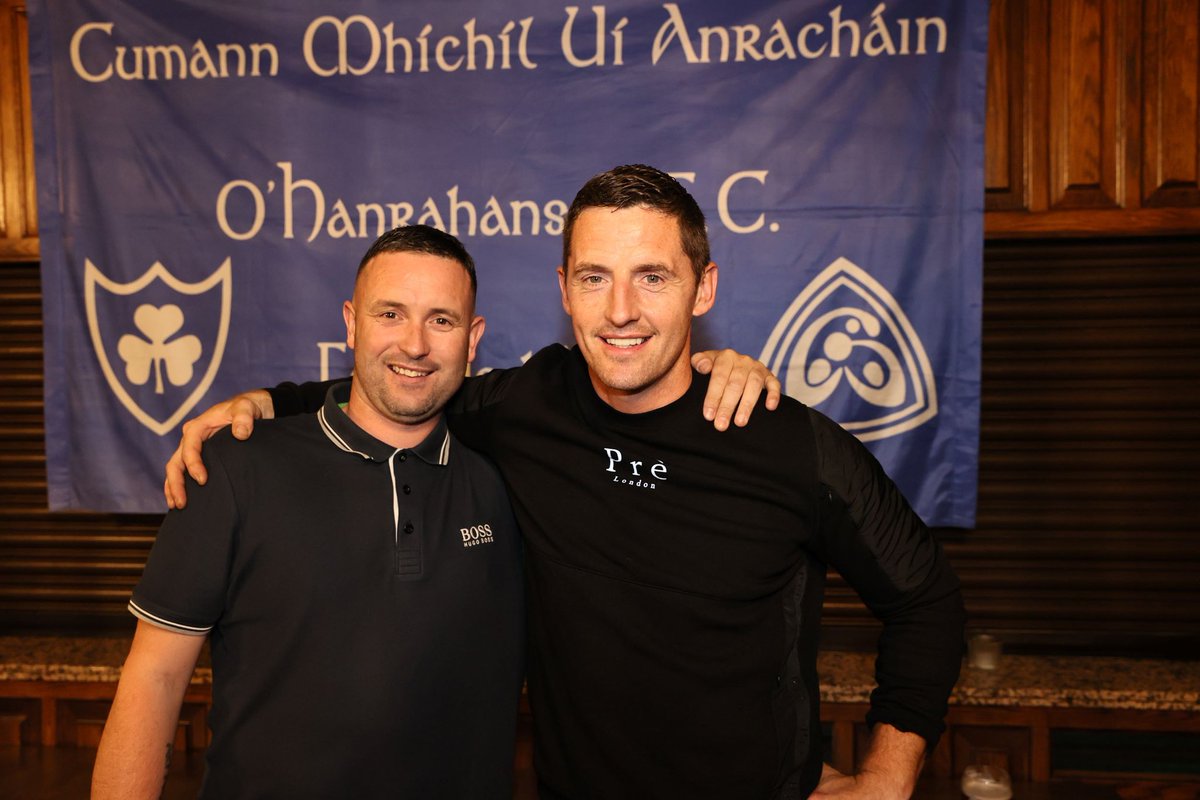 Pic 9 - Emer Cawley is presented with the Junior Ladies Player of the
Year 2019 by Jason Kenny.

Pic 10 - Collie Nolan and Ray Walker who have recently retired after
many years playing for O'Hanrahan's at the club's Awards Evening held
in Carpenter's on Friday evening last.