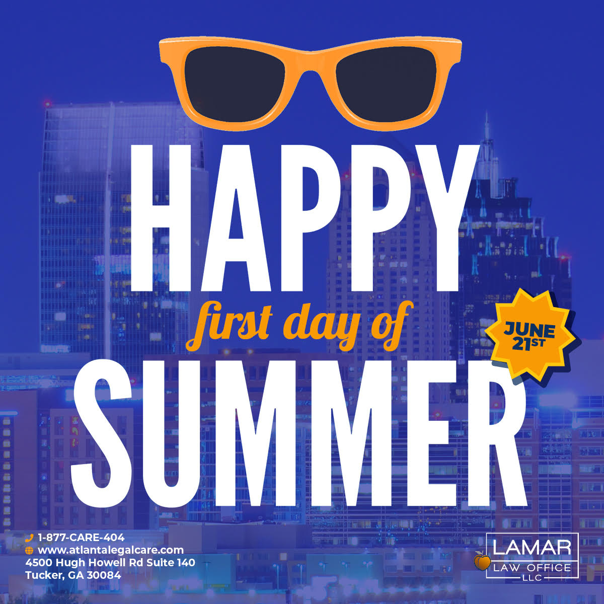 AtlLegalCare's tweet image. While it's felt like summer for who knows how long now, today make it's official! ☀️😎🌈 Do you have any summer plans? #hellosummertime