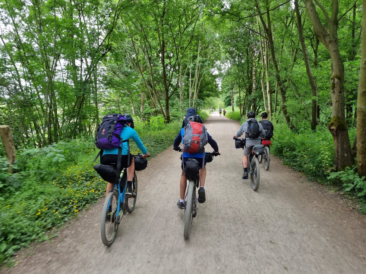 From Saturday to yesterday, Duke of Edinburgh's Award #bikers were out completing their silver assessment.

It was a great challenge for them to undertake and one that they relished.

#mountainbiking #biking #DukeOfEdinburghAward