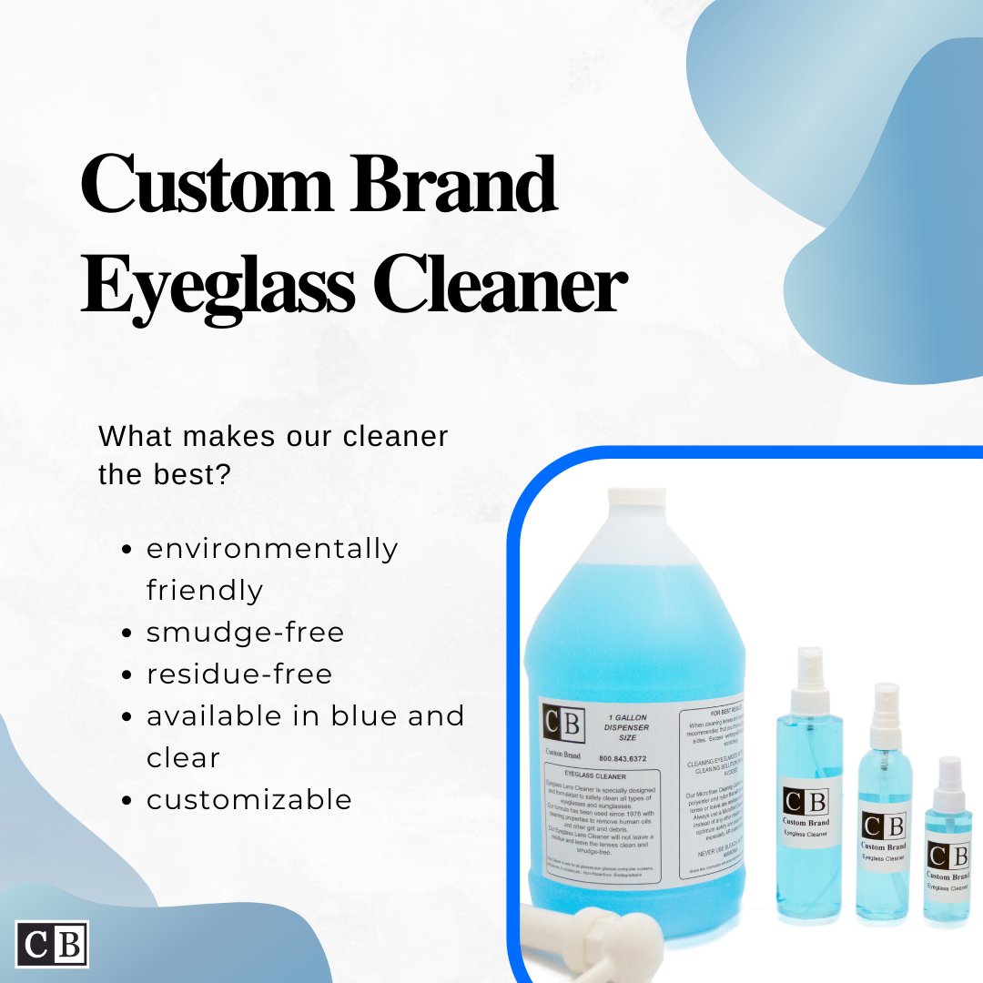 CBcleaner's tweet photo. Our eyeglass cleaner is the BEST! We love it our customers love it and we are sure you will too! Call us today to order and see for yourself 👀

#eyeglasscleaner #opticalsupplies #optician #optical #opticalsupplies #opticianlife #optometry #optometrist https://t.co/EggZykie2J