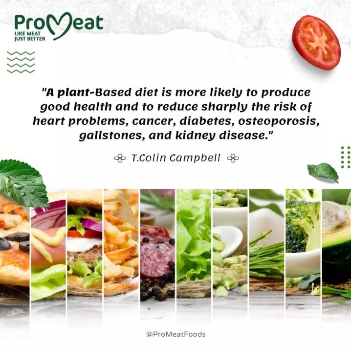 ProMeatFoods's tweet photo. Research has shown that a plant-based diet can help do the following:

🍃Reduce the risk of cancer and diabetes
🍃Reduce your risk of heart disease
🍃 Reduce the risk of kidney disease 
.
.
follow @promeatfoods for such helpful content
.
.
#diet #balanceddiet #plantbaseddiet https://t.co/ZBY2rFfGSy