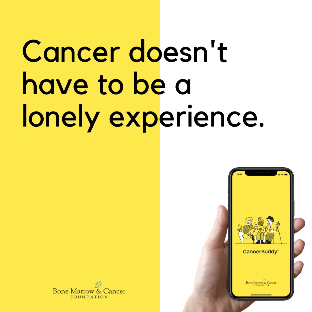 app_cancer's tweet photo. Feelings of loneliness and isolation are often associated with a #cancerdiagnosis, but it doesnβt have to be that way.
#CancerBuddy connects you with a community of people just like you.
Find us on the @AppStore.
#cancertreatment #cancersurvivor #beatcancer https://t.co/UKrO91YNGE