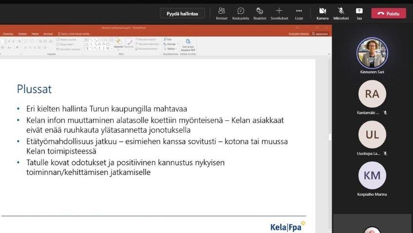 tatu_moisio's tweet photo. Se tunne, kun henkilökunnalle suunnatun kehittämiskohteiden kyselyn tulokset antavat vahvistusta valitsemilleni kehittämiskohteille ja -tavoille. Yhdessä eteen päin. #turunkaupunki #kela #monitori #yhteiskehittäminen https://t.co/wrqBCwocta