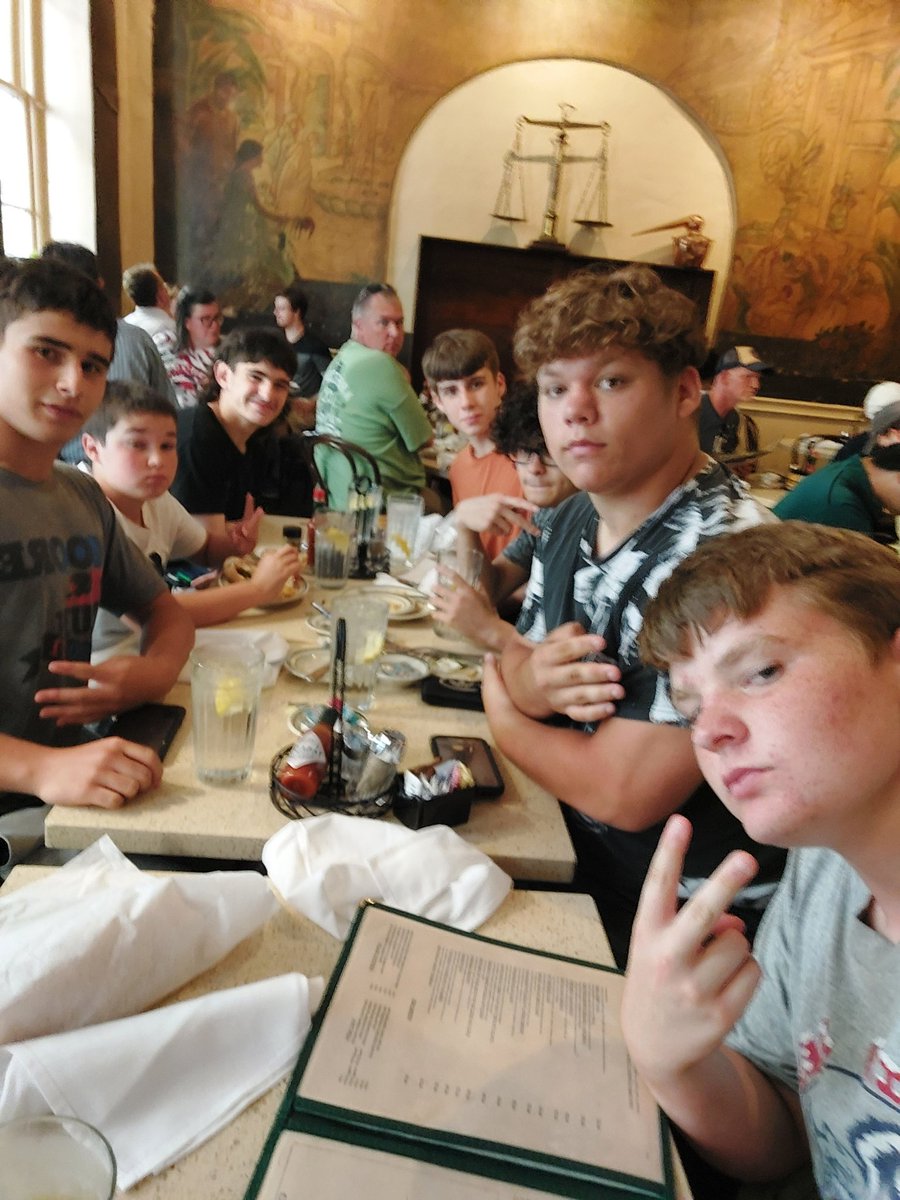 Our <a href="/wrestlejags/">Westmoore Wrestling</a> never fail to impress! While finishing 2nd <a href="/JazztownDuals/">Jazztown Duals</a> our wrestlers were just as good off the mat. Our wrestlers while eating <a href="/GumboShop/">Gumbo Shop</a> received the attached compliment. <a href="/MoorePublicSch/">Moore Public Schools</a> <a href="/whsjagathletics/">Westmoore Athletics</a> <a href="/WestmooreHS/">Westmoore High School</a> <a href="/o__wrestle/">Oklahoma Wrestling</a>