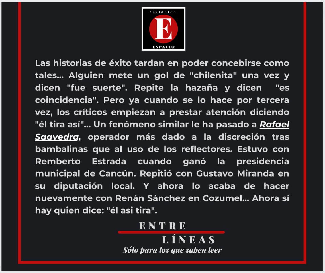 📃#EDITORIAL📃

Las historias de éxito tardan en poder concebirse como tales... 

#Morena #RenanSanchez #Cozumel #Editorial #Opinion