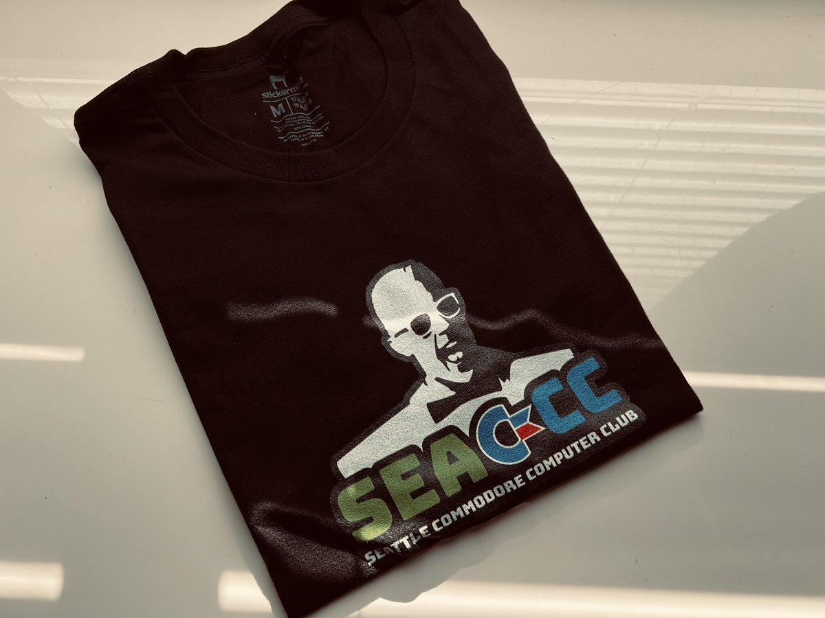 seaccclub's tweet photo. You know what today is? It’s time to put on the uniform! For the 45th meet of the Seattle Commodore Computer Club! https://t.co/y1POSAHh4A