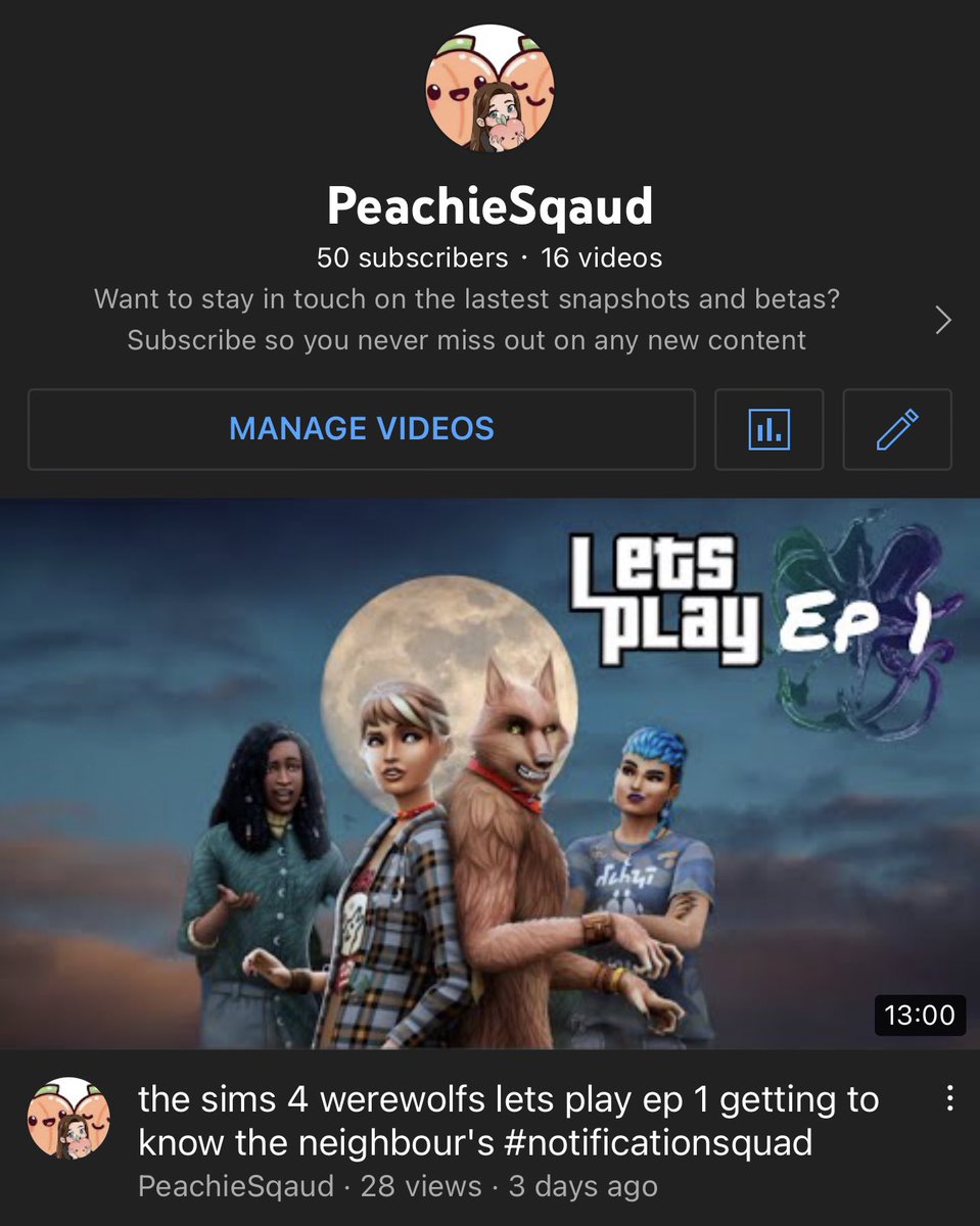 peachieSquadYT's tweet image. Thank you for 50 subscribers please can everyone help me reach reach 100 subscribers to make my day the best day ever youtube.com/channel/UCcX9S…