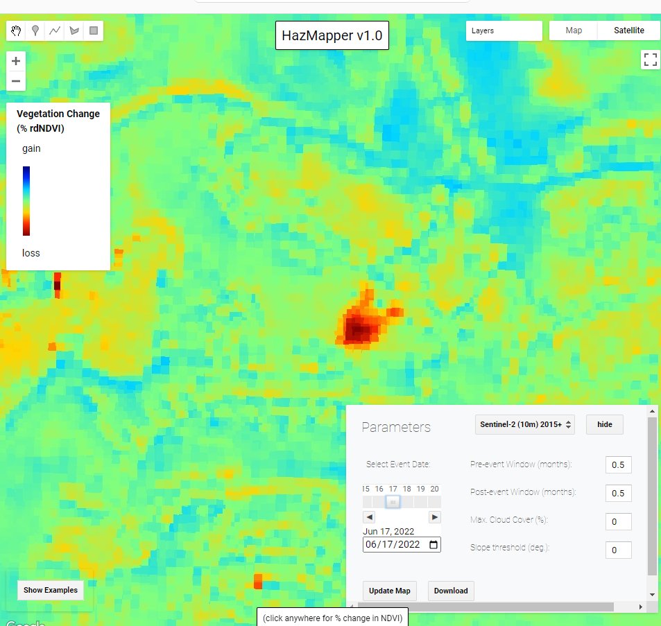 When you’re trying to find the location of a vaguely described landslide and <a href="/HazMapper/">HazMapper</a> comes to the rescue to find it. Recent landslide in Quebec.