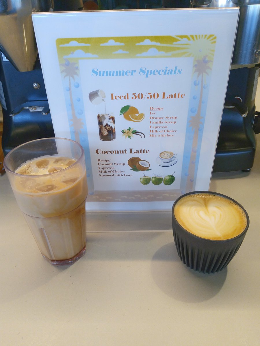 Happy first day of summer! Come stop by the perch to try our new seasonal drinks! They won't disappoint, and will keep you nicely caffeinated!