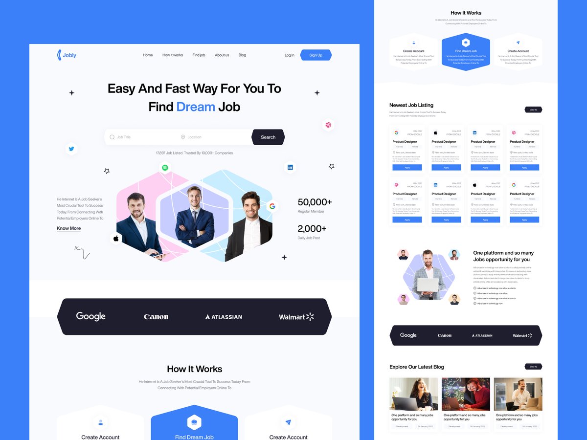 Uix_Shuvo's tweet photo. Job Finder Website Design.
Available for work
Email: uixshuvo@gmail.com
#Job #Jobfinder #jobwebsite #uiux #UXUIdesigner #userinterface #webdesign #website #UI #uidesigner #landingpage #Uidesign #websitedesign #webdesign #web #interfacedesign https://t.co/4t9WFU6Q93