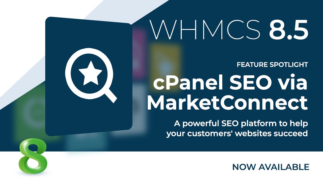 cPanel SEO is now available to resell to your customers via WHMCS. Learn more @ blog.whmcs.com/133719/feature…