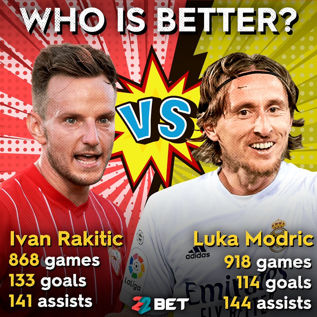 🇭🇷 We talk more and more about the genius of Luka Modric ⚽ But is The Madrid player really the best Croatian? 💬 Answer in the comments #22bet