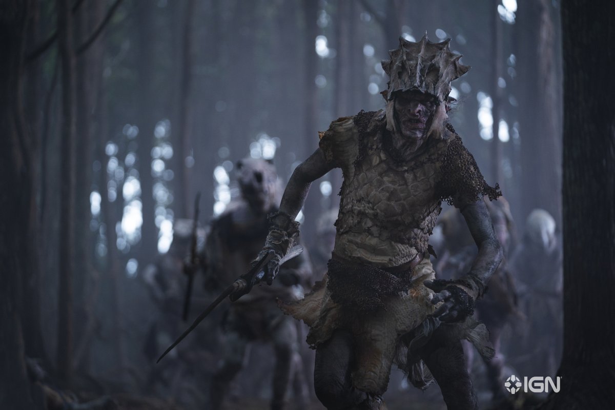 IGN's tweet photo. Looks like meat’s back on the menu, boys!

We have the exclusive first-look photos of the Orcs from The Lord of the Rings: The Rings of Power. After getting a close look at those, you can check out our exclusive interview right here: https://t.co/oRg0J2zZmL

@LOTRonPrime https://t.co/J9BHavMO5n