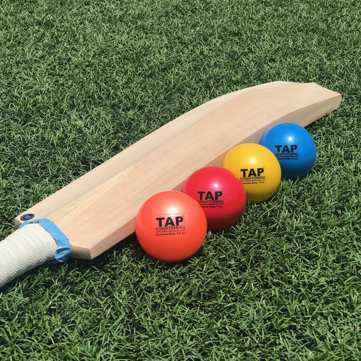 TAPCricket's tweet photo. TAP™ Cricket Weighted Balls

The durable TAP™ Cricket Weighted Balls are the ideal tool to help batters improve power, strength, and accuracy! 

Click the link below to get yours today!

https://t.co/k14rxwqXoy https://t.co/Zcjyuq0LF6
