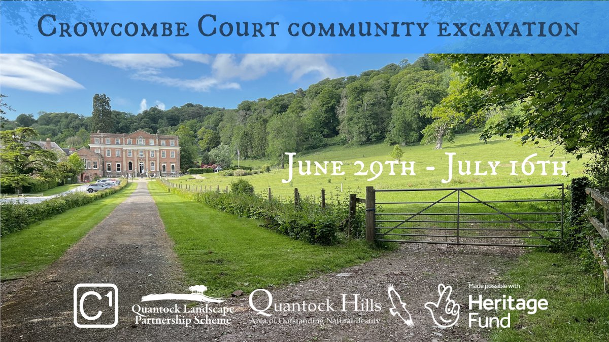 Context One Heritage & Archaeology (@context_one) on Twitter photo This time next week, we'll be getting ready to welcome #volunteers in search of a lost #medieval #manor for <a href="/QuantockLPS/">Quantock Landscape Partnership Scheme</a>.
Want to be part of the team? Register here: bit.ly/3ySd4PU This time next week, we'll be getting ready to welcome #volunteers in search of a lost #medieval #manor for <a href="/QuantockLPS/">Quantock Landscape Partnership Scheme</a>.
Want to be part of the team? Register here: bit.ly/3ySd4PU