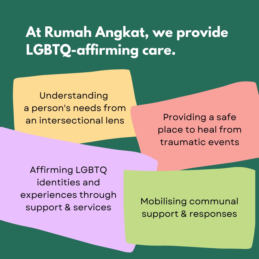 rumahangkat's tweet photo. What does it mean to have a queer-affirming care?
Come read about what our case manager has to say!🏳️🌈❤️
#RumahAngkat #pride #campurlgbt #progresswithpride https://t.co/nxN3qU6BCX