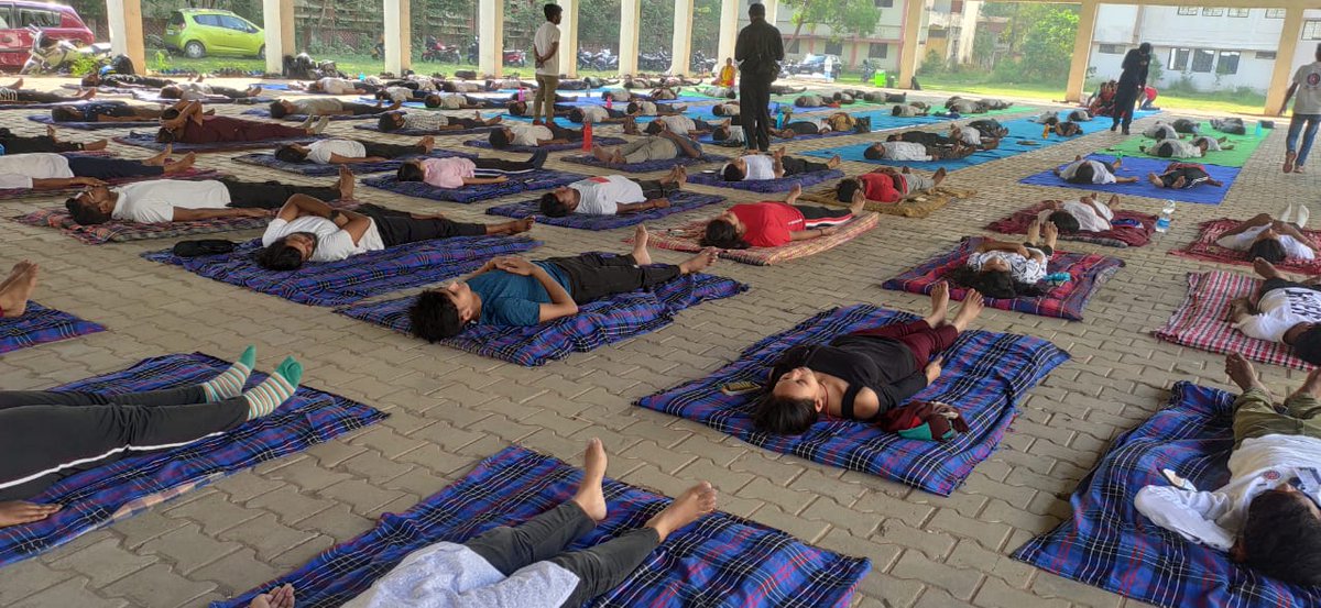 NssRURanchi's tweet photo. NSS Cell of Ranchi University, Ranchi is celebrating 8th International Day of Yoga. Yoga ensures a healthy body, stable mind and a sense of unity in the society. @ianuragthakur @sanjayjavin @YASMinistry 
@pankajsinghips @moayush @_NSSIndia @NSSRDPATNA @Qamer4Zeeshan @SportsJhr https://t.co/95GRKWV38n