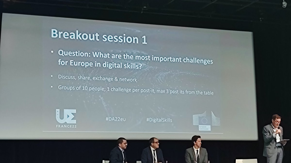 jrlopezbenito's tweet photo. Amazing first day in the #DigitalAssemby2022 in #Toulouse, invited by @EU_Commission and @Europe2022FR, sharing ideas and cocreating the next #DigitalSkills and #Metaverse landscape for #Europe. Proud to be here today! 😃🚀 👉🏼 https://t.co/mVsTc9Nfzx https://t.co/1xj3zTsHOE