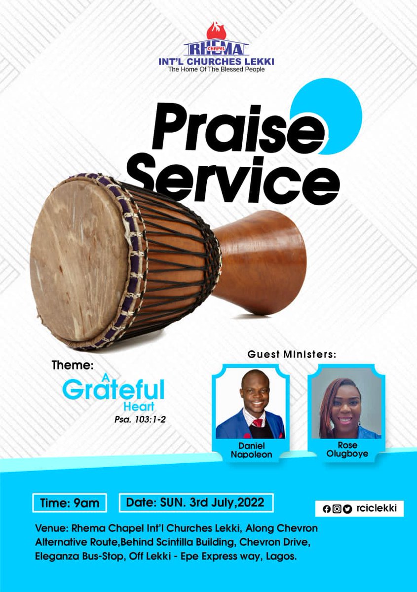 rciclekki's tweet photo. Praise Service "Grateful Heart"
Date: Sunday 3rd July 2022
#RCICService #PraiseService #rhemachapel https://t.co/T7v8M7MwAi