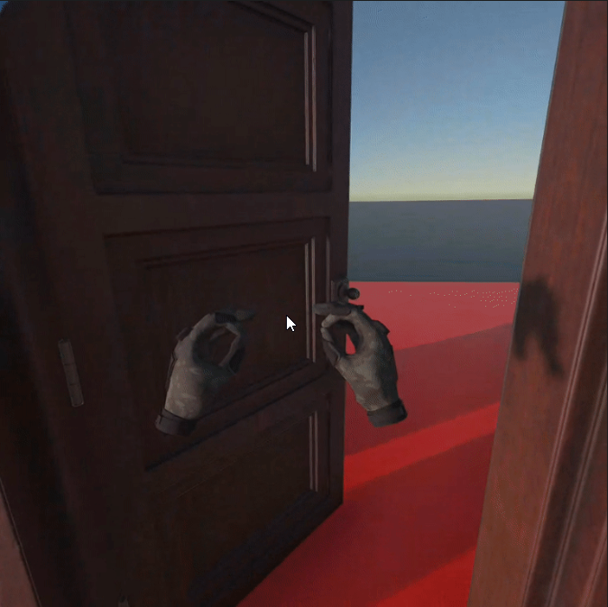 RehtseStudio's tweet photo. Setting up a basic door for our VR environment😁, article in the making

#VR #madewithunity #gamedev https://t.co/y2C8iIREKb