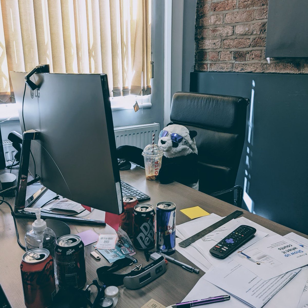 🌞 It's been a warm one today and busy in the office, but Percival has managed to keep his cool. ❄😎

What are you doing to stay cool in the office today? Or are you working remotely?