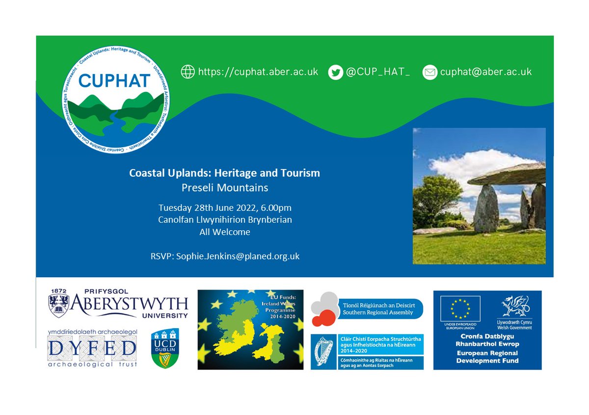 CUPHAT - Coastal Uplands: Heritage and Tourism tweet media