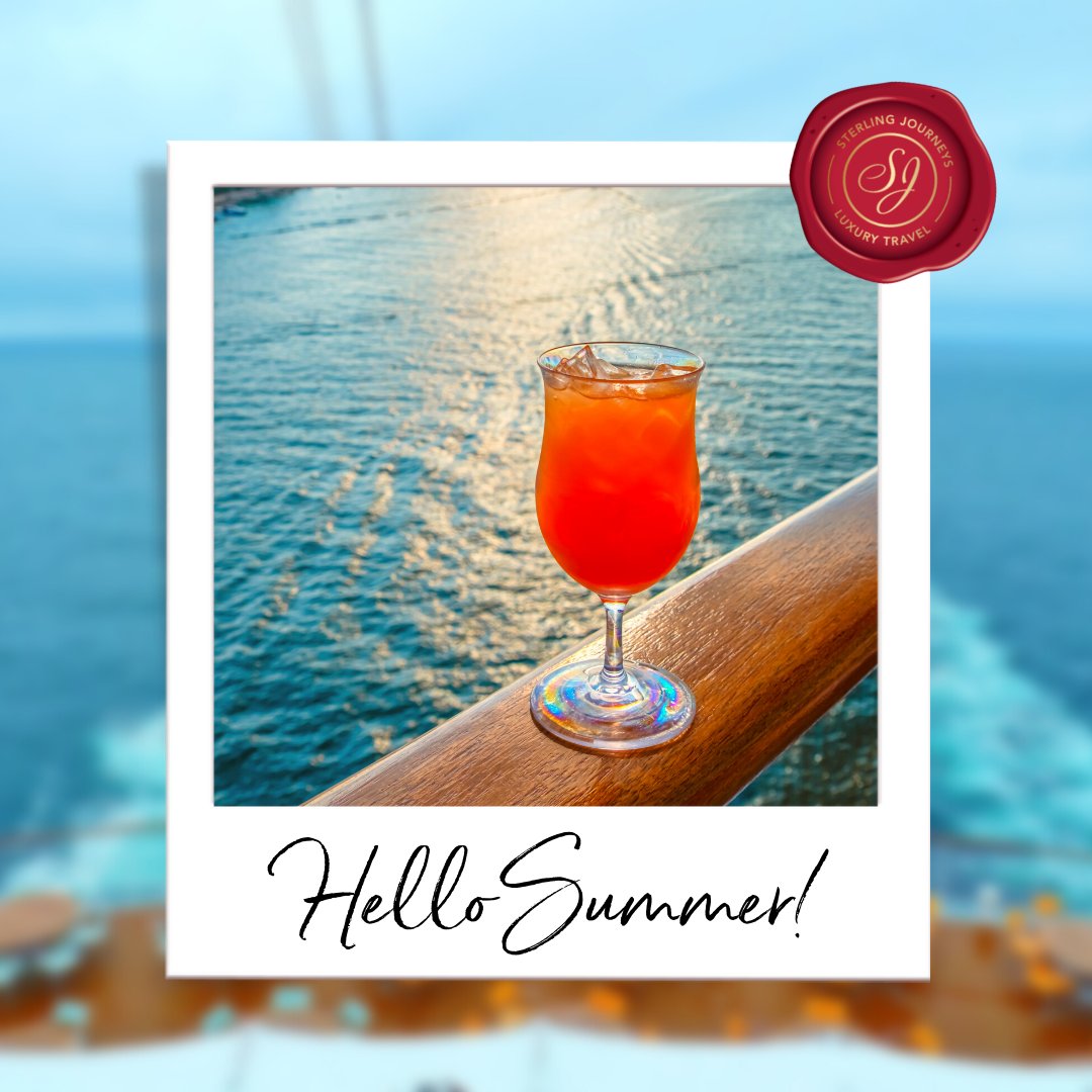 It's official! Today is the first day of Summer. May your days be long and filled with sunshine, and your nights be starry and sparkling (like a spritz) 🥂🍹☀️