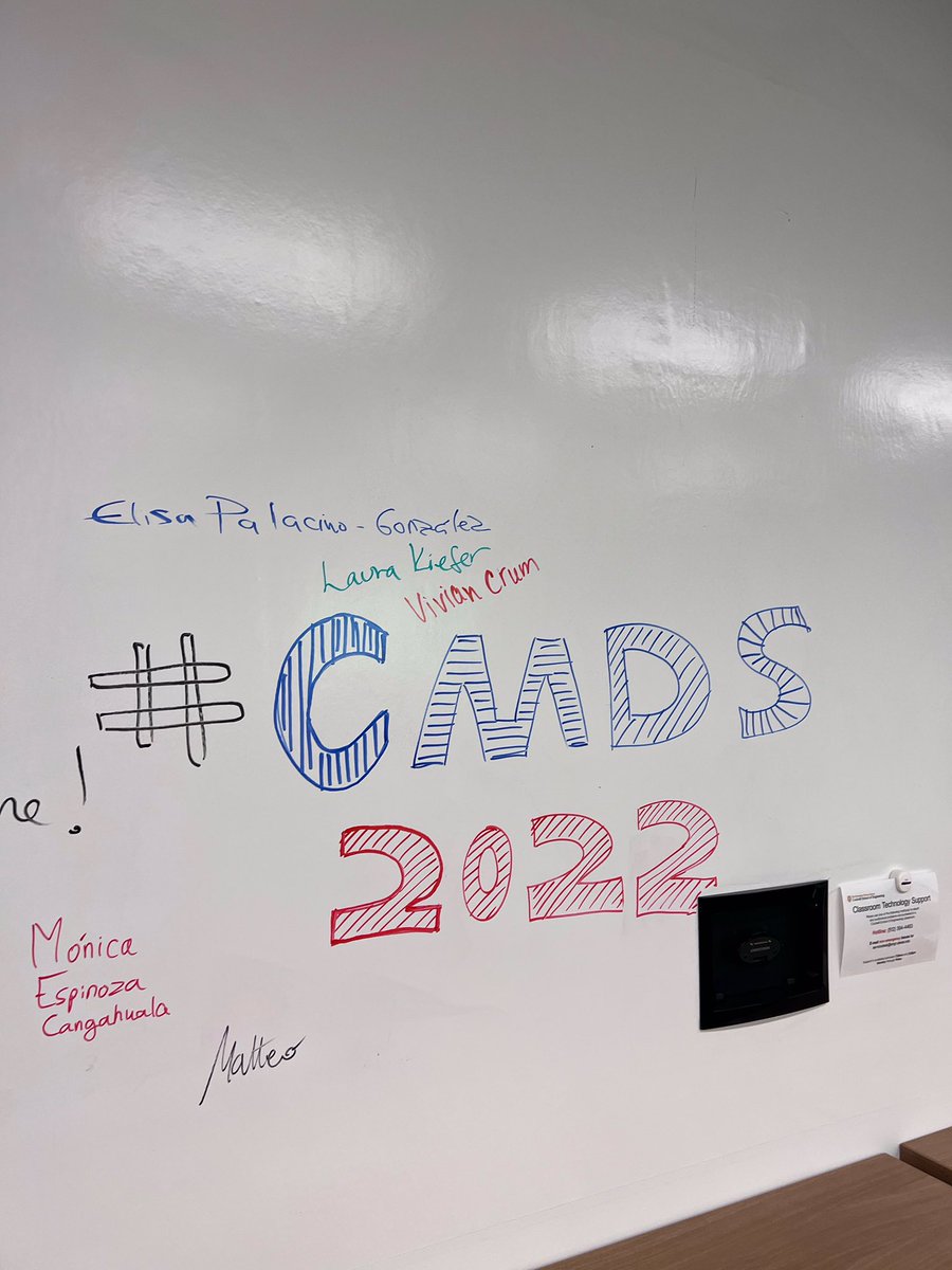We have left our mark… literally! #CMDS2022 <a href="/cmds_online/">CMDS2024</a>