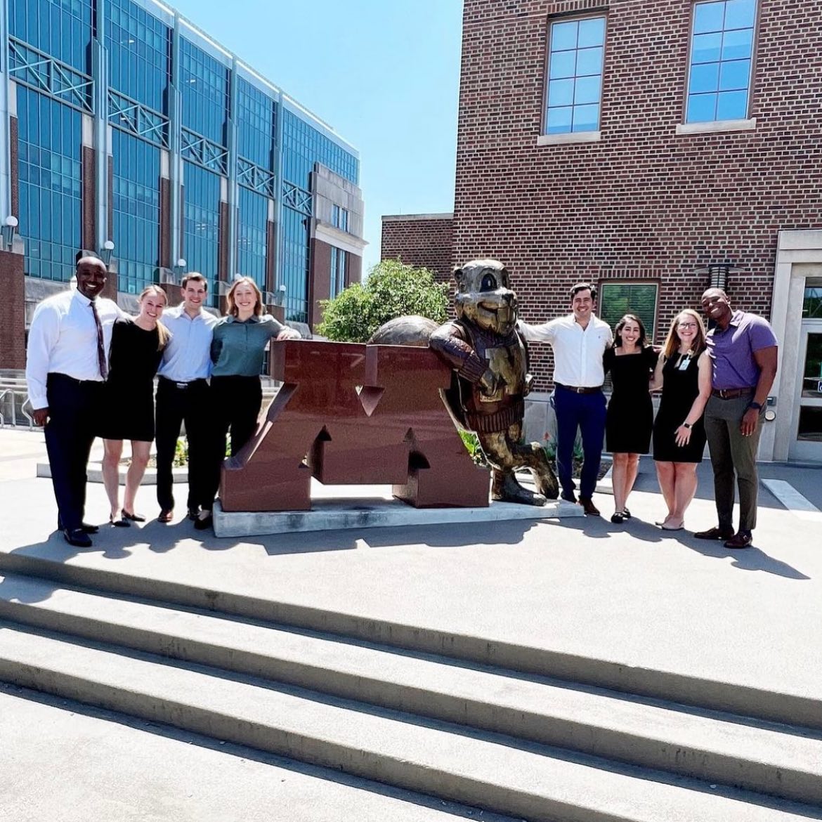 UMNOrthoSurg's tweet photo. The Class of 2027 is here for PGY- 1 orientation week! We are so excited to welcome them to the UMN Orthopedic Surgery Residency Program. 🎉🦴 #UMNproud https://t.co/yLEmUZfQfA