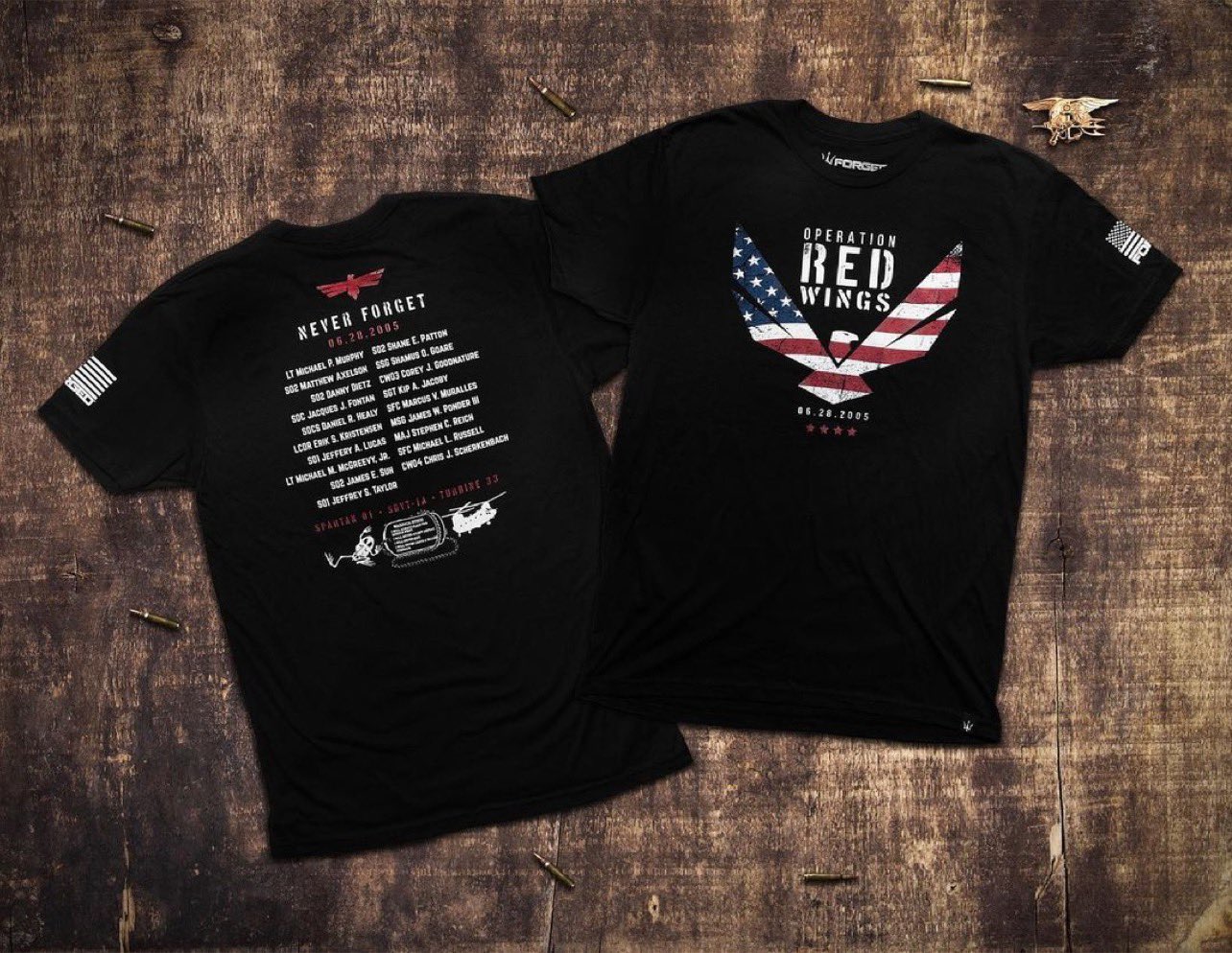 Operation Red Wings T-Shirt (Black)