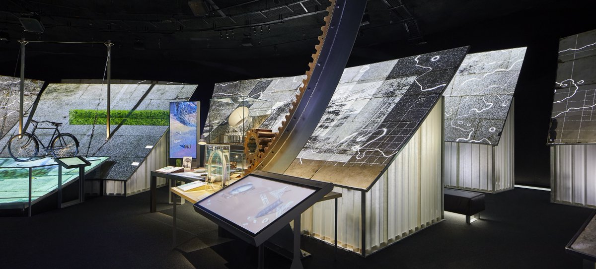cassonmann's tweet photo. Today marks the Summer Solstice and the opening celebration at @jodrellbank First Light Pavilion. We used the original skin of the Lovell Telescope as the fabric of this exhibition - the dish fragments reveal not only their own story, but the story of our place in the Universe. https://t.co/APA9tM9aZw