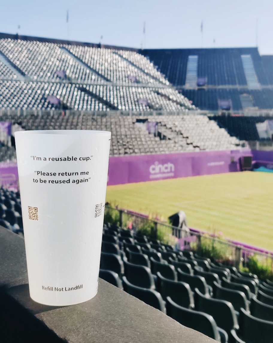 greengobletltd's tweet photo. The 2022 cinch Championships have just come to an end but we are already counting down the days for The Queen's Club 2023!
We supplied over 70,000 reusable cups of all shapes and sizes and couldn't be more pleased with the result. #eliminatesingleuseplastic https://t.co/QGw0fSAPWH