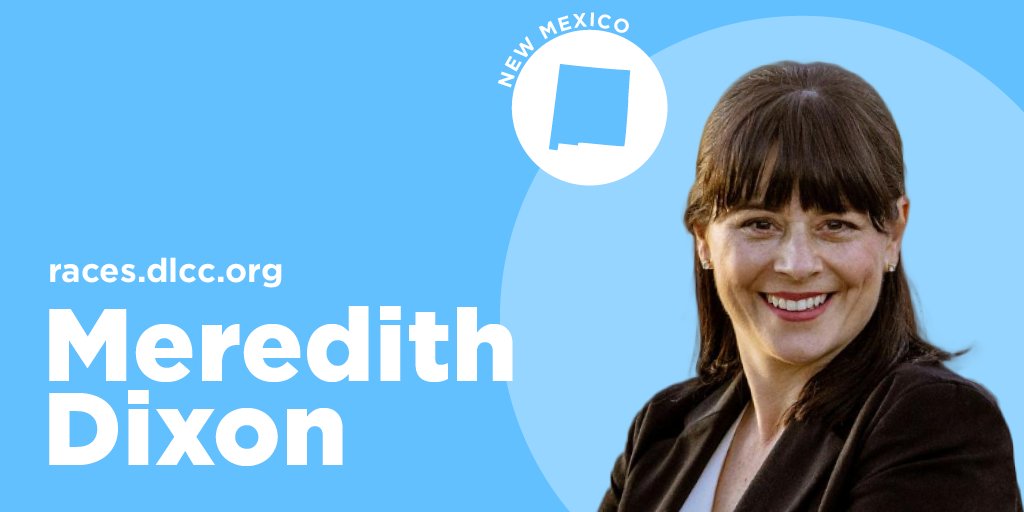 Democratic Legislative Campaign Committee (@dlcc) on Twitter photo As a small business owner & current rep, <a href="/meredithforNM/">Meredith Dixon for NM House District 20</a> has a track record of fighting for New Mexicans, earning her endorsements from many of the state’s political leaders. She’s fighting to increase access to health care and strengthen small businesses.
dlcc.org/candidates/mer… As a small business owner & current rep, <a href="/meredithforNM/">Meredith Dixon for NM House District 20</a> has a track record of fighting for New Mexicans, earning her endorsements from many of the state’s political leaders. She’s fighting to increase access to health care and strengthen small businesses.
dlcc.org/candidates/mer…