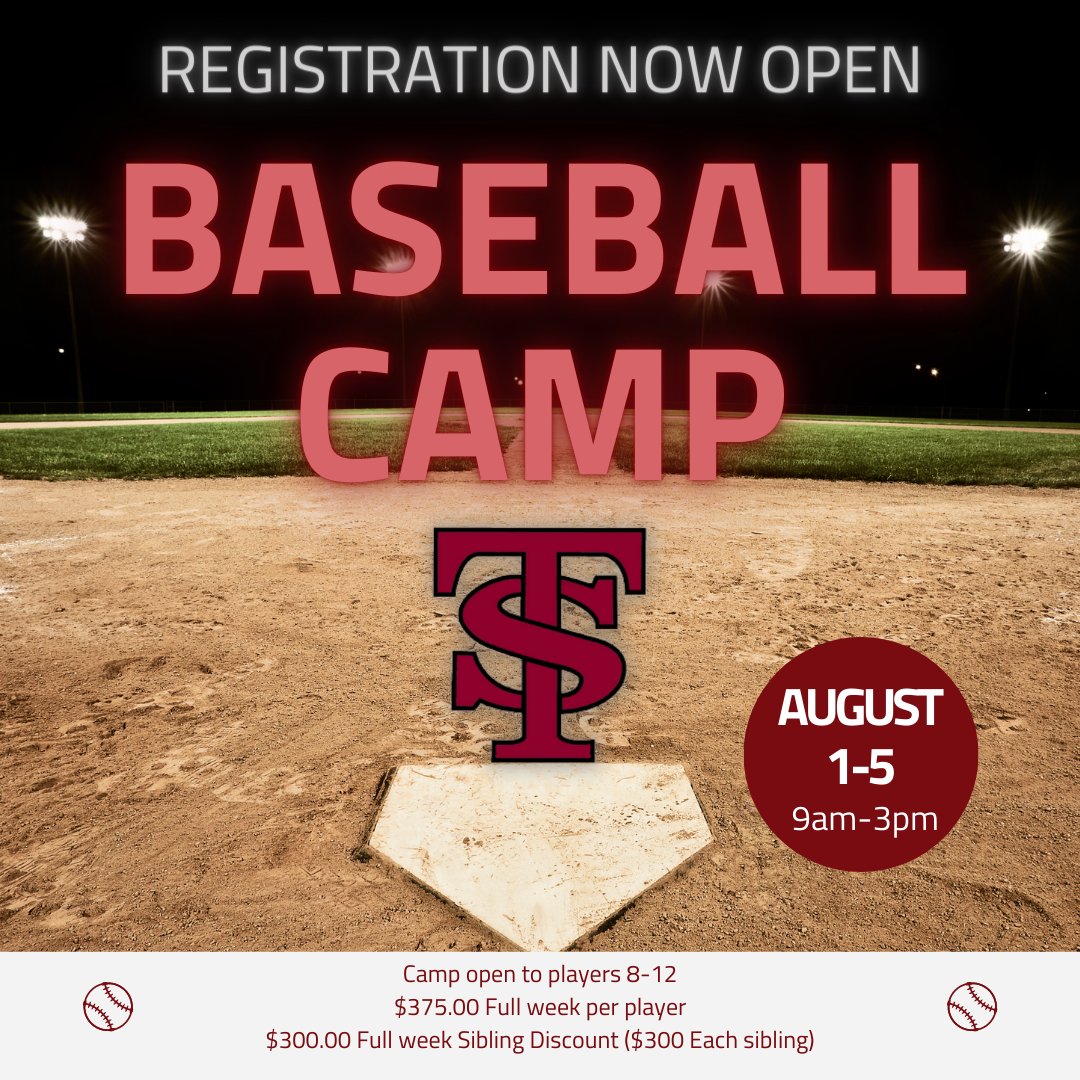 #LiveTheDream at this year’s annual South Troy Dodgers baseball camp with ST Premier Training Facility, starting August 1 for ages 8-12!

Join Coach Danny Maynard and take advantage of additional training from NCAA Division 1 athletes!

Link below — sign up today!