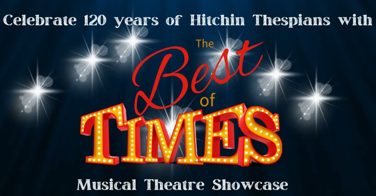 Fancy a trip to see a show - but not sure what to see?
Why not sample 21 shows in a single night?
Our production The Best of Times, features 21 different musicals from 12 different decades. What's not to love?
Tickets are available here: buff.ly/3xO1Nyi