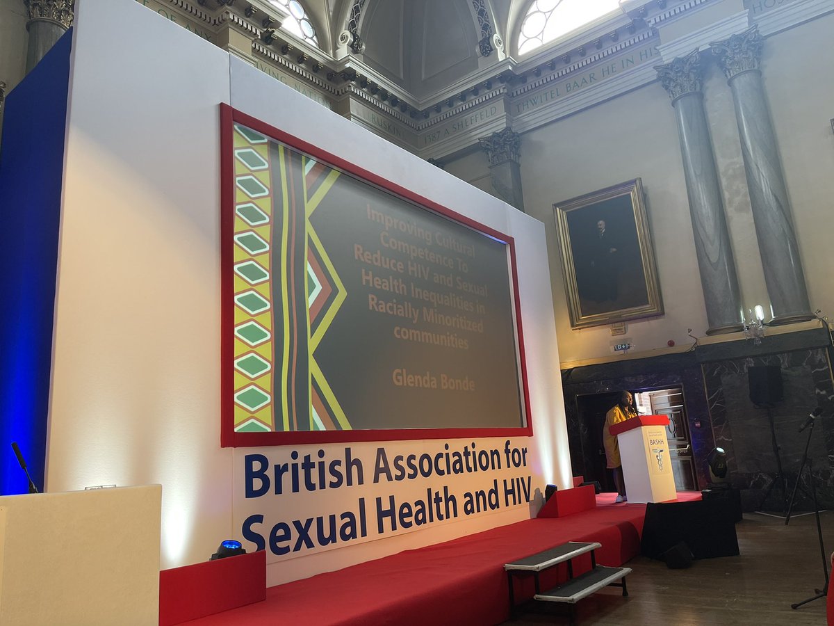 Glenda Bonde sharing her incredible knowledge at todays <a href="/BASHH_UK/">BASHH</a> conference on behalf of the Racially Minoritised Communities SIG. #RepresentationMatters #researchneedsrepresentation #blacksexualhealthmatters  #hiv #sexualhealth <a href="/THTorguk/">Terrence Higgins Trust</a> #BASHH2022