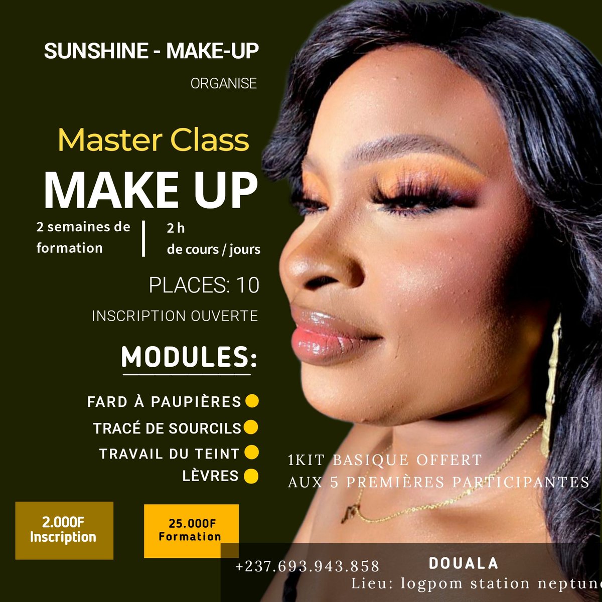 m_anaslaura's tweet photo. Le Njohhhh ne cale pas au cou  !!!  Tégue je réfléchis, Tégue est ce que c'est vraiment vrai ! 😅 
#decouverte #cameroun #makeup #makeup237 #MasterClass #beauty https://t.co/5k12p9iysZ