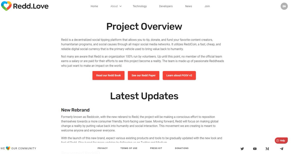 TechAdeptRDD's tweet image. Do you know what #ReddCoin and #ProjectRedd are about?
Read below if not; share the #Redd word if you do!
redd.love/about/
redd.love/press/
#PaintTheWorldRedd #blockchain #education #staking #OGCrypto #bitcoin #ethereum #PoSVv2 #RDD #NotJustAnotherCrypto #ReddLove