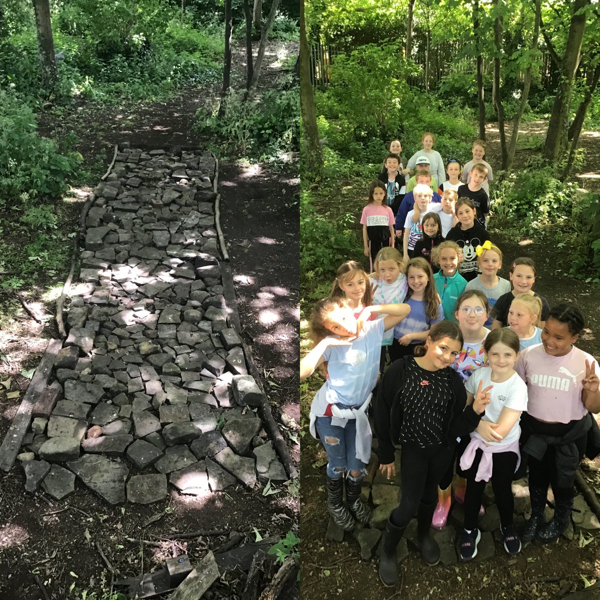 DeltaGreengates's tweet photo. #Year4GG had a fantastic #Roman #ForestSchool day today!! We made Roman Roads, #StoryBoards of the #Boudicca Story, played hide and seek, built shelters and finished some more of our Shields!!
#TeamGG #Topic #History #Romans @DeltaTrust_Org @DeltaGreengates #TeamGGTopic https://t.co/TLdTiPmPMy
