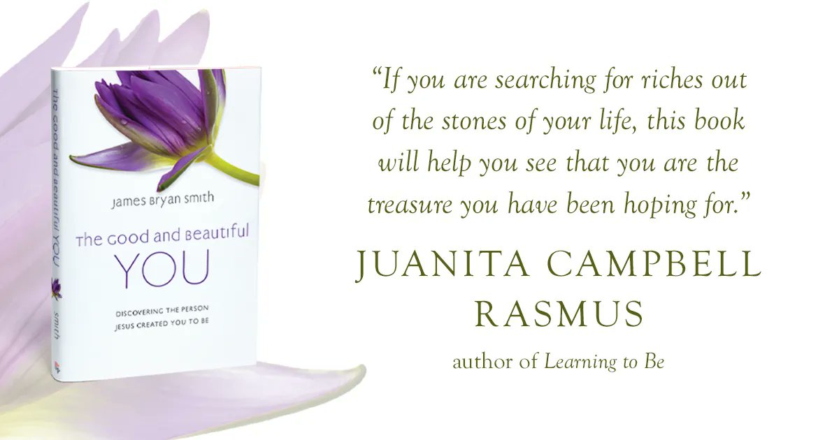 'Learning to Be' author <a href="/Pastor_Juanita/">Juanita Rasmus</a> had this to say about <a href="/jamesbryansmith/">James Bryan Smith</a>'s newest book. #GoodAndBeautifulYou Grab the book today: buff.ly/3rLZRTG