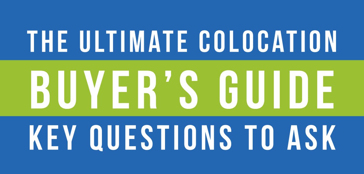 Take a moment and read this valuable quick guide on what to look for and questions to ask as you look for #colocation services. From choosing the right location to #BusinessContinuity &amp; #DisasterRecovery and more.

Download it here: bit.ly/3ObQhDQ