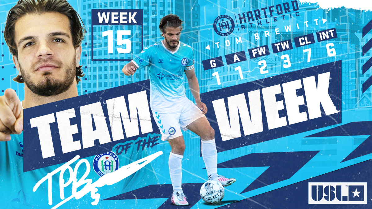 Have yourself a week #TB5! Shoutout to our guy <a href="/TomBrewitt5/">Tom Brewitt</a> for earning USL Championship Team of the Week honors, and <a href="/Luka_Prpa/">Luka Prpa</a> for making honorable mention! 👏👏👏

🔗bit.ly/3QBOn0L