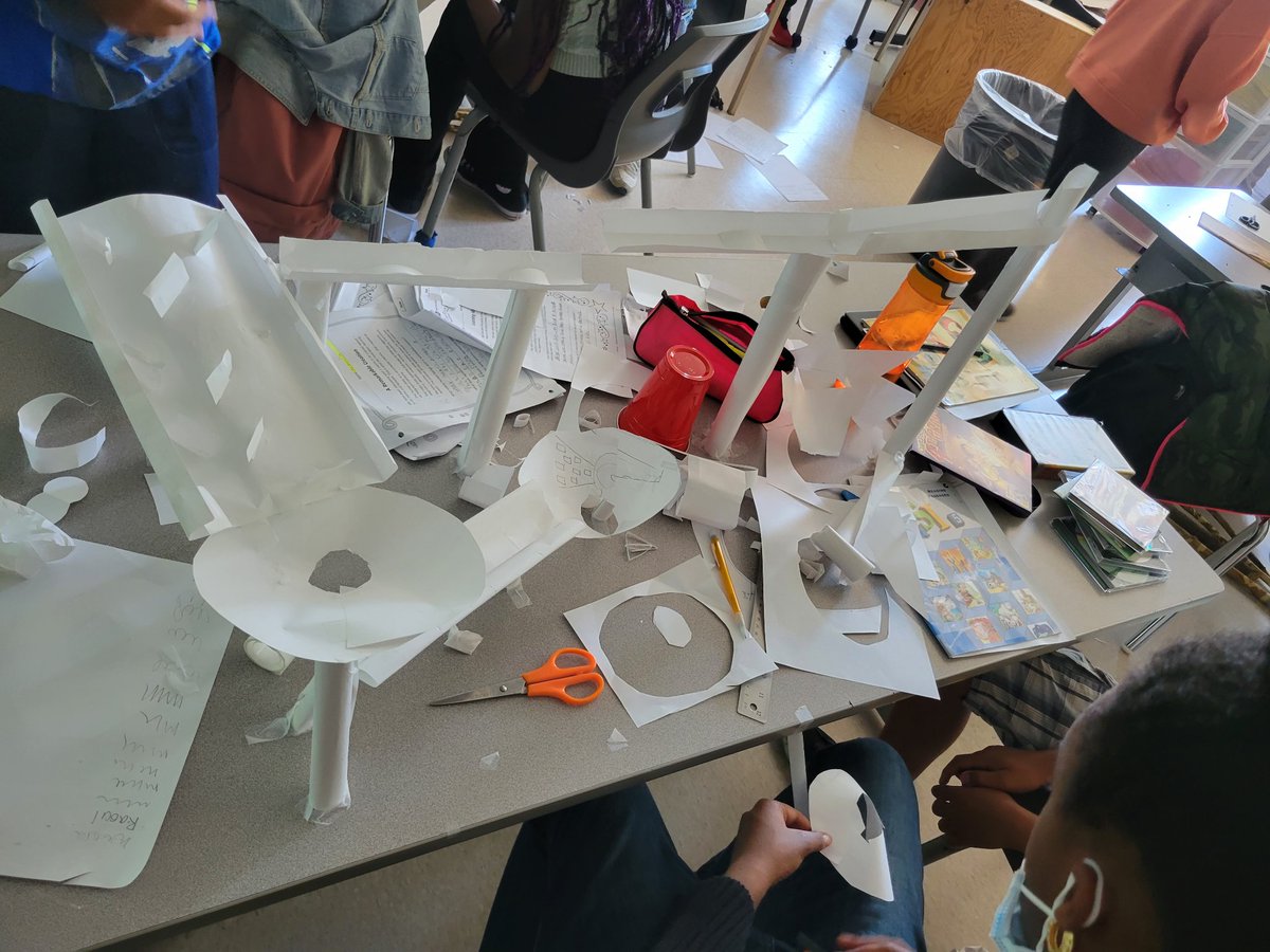 Lots of excitement this morning <a href="/HCMaltonDPCDSB/">Holy Cross Malton</a>. Students were innovative and creative when only given paper and tape to create a ball run. They worked together and persevered! Thanks <a href="/CoryCornwall/">Cory Cornwall</a> ! <a href="/DpExperiential/">Experiential Learning @DPCDSB</a> #dpguidance #dpegelt