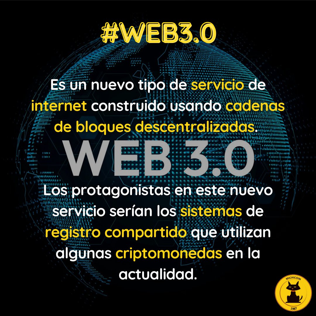 _michicoin's tweet photo. Estoy seguro de que has escuchado o leído este término últimamente. De manera muy resumida, te comento en qué consiste 🐱
#bitcoinnews #cryptonews #cryptocurrencies #metaverse #nftnews #bitcoin #metaversenews #loultimo #michicoin #binance #blockchain https://t.co/zIRaXuDpSf