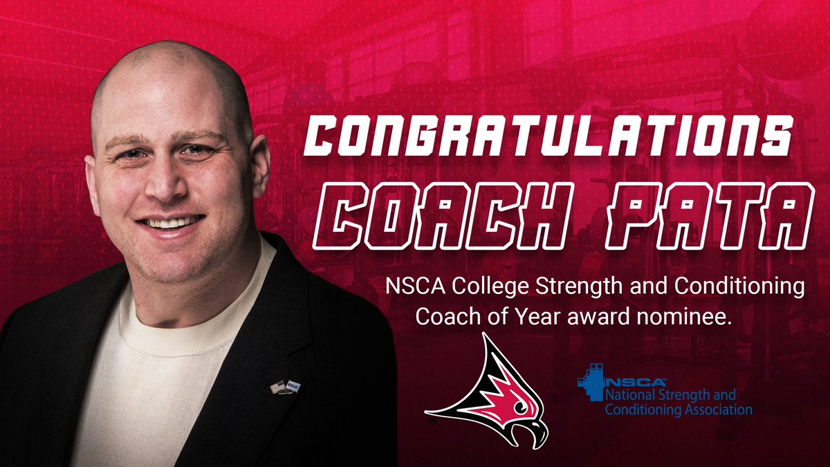 Congrats to our Director of Athletic Performance, Carmen Pata, who has been nominated for the 2023 <a href="/NSCA/">NSCA</a> Strength &amp; Conditioning Coach of the Year! 

This is the fourth time Coach Pata has been nominated for the award. Congrats and good luck!

#FFT