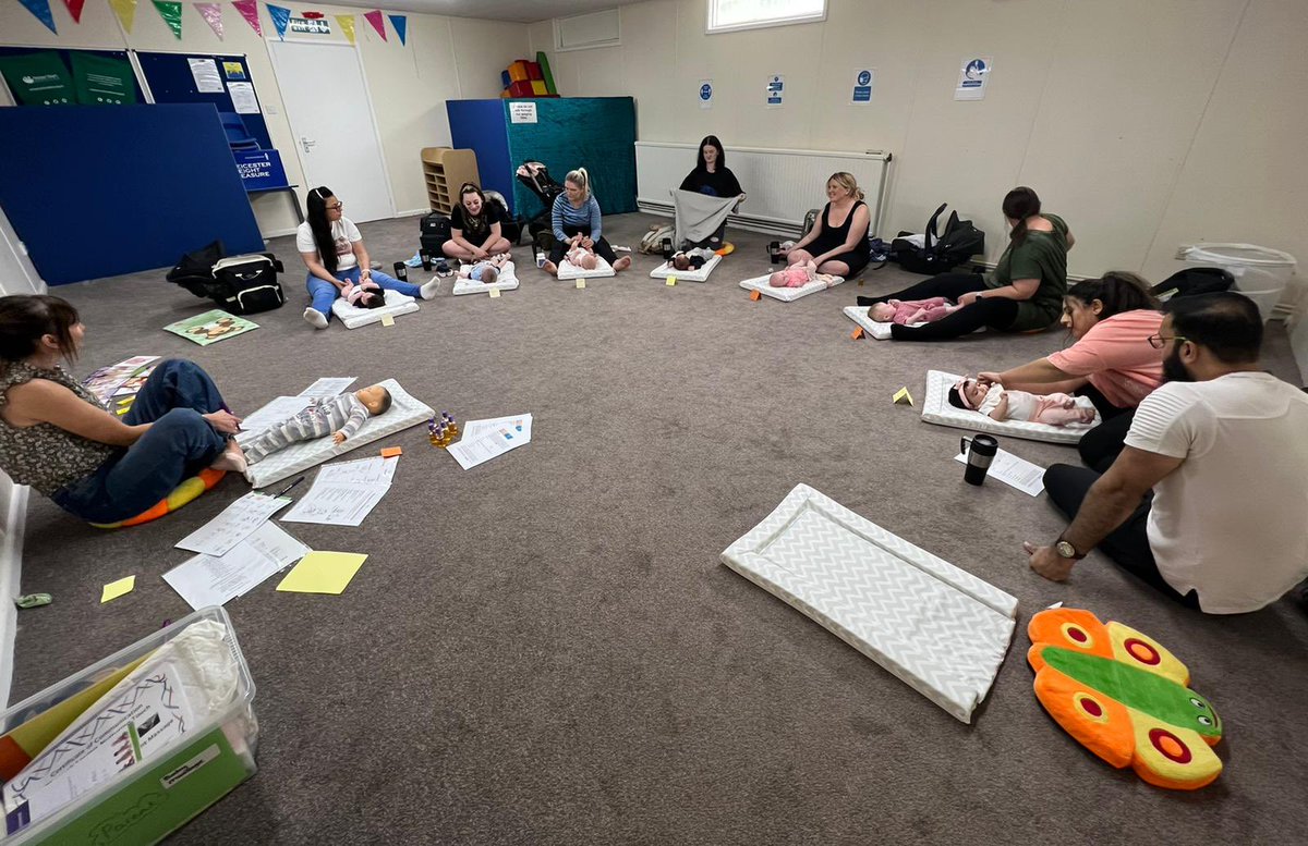 BD4Family's tweet photo. Infant Massage class. Week 2 π«Άπ» @IAIMUK #nurturingtouch #bondingwithbaby #peersupport https://t.co/zE2USIcolY