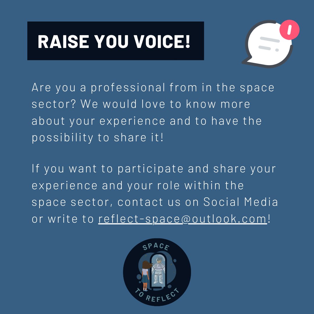 reflect_space's tweet photo. Did you participate to our #SpaceToReflect “Guess what…you could be” game? This week, we will introduce you to a…Research &amp; Development Engineer! Keep on following us on social media, because on this Thursday we will release our next #YouCanBe IGTV video series interview! https://t.co/rfQJcCgJ6U